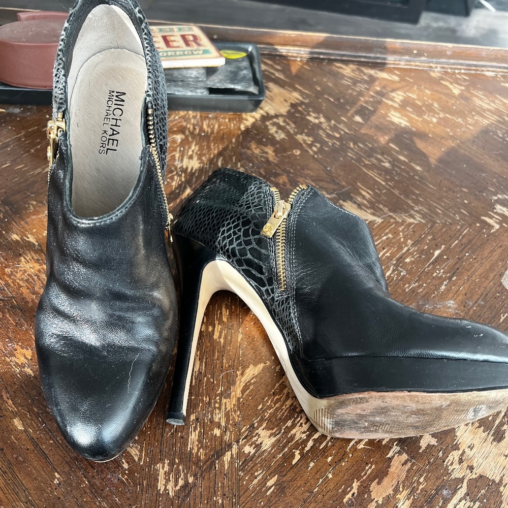 Michael Kors Platform Booties